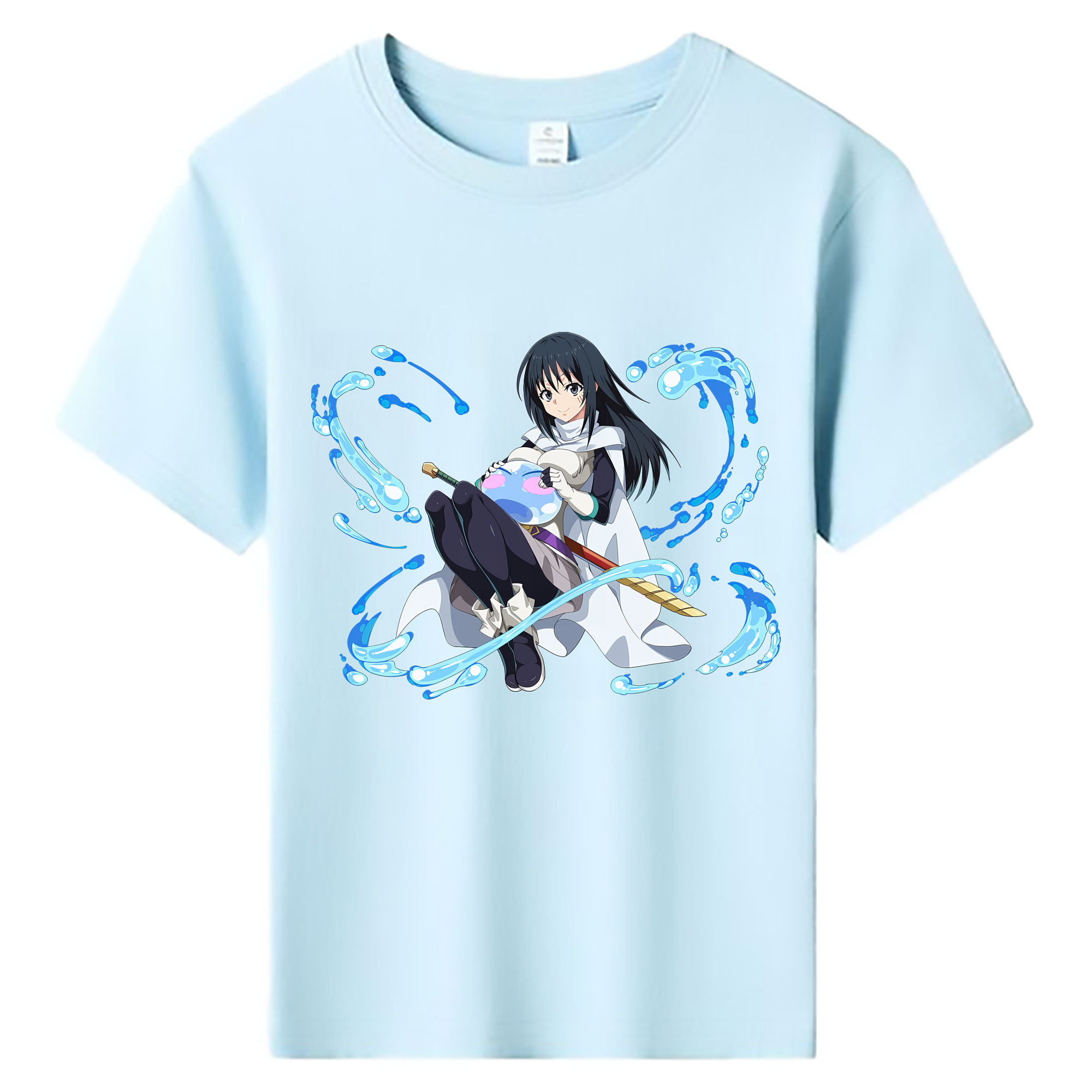 （画像用） 転スラ Regarding Reincarnated to Slime 綿100％キッズTシャツ（フロントプリント）